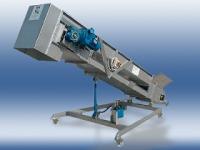 Ленточный конвейер на роликах для винограда